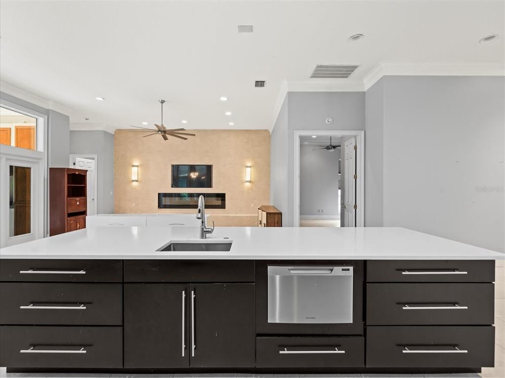 Interior, Kitchen, Pendant Lights, Recessed Lighting