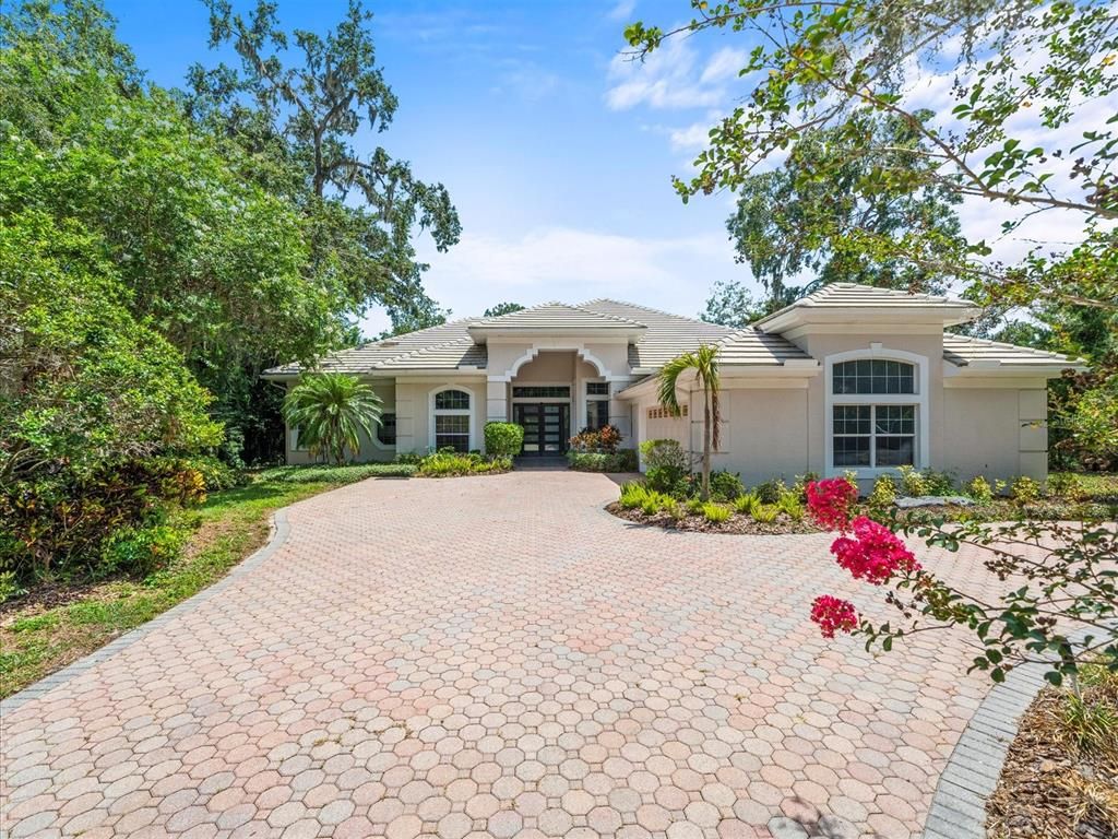 Backyard, Exterior, Facade, Mediterranean