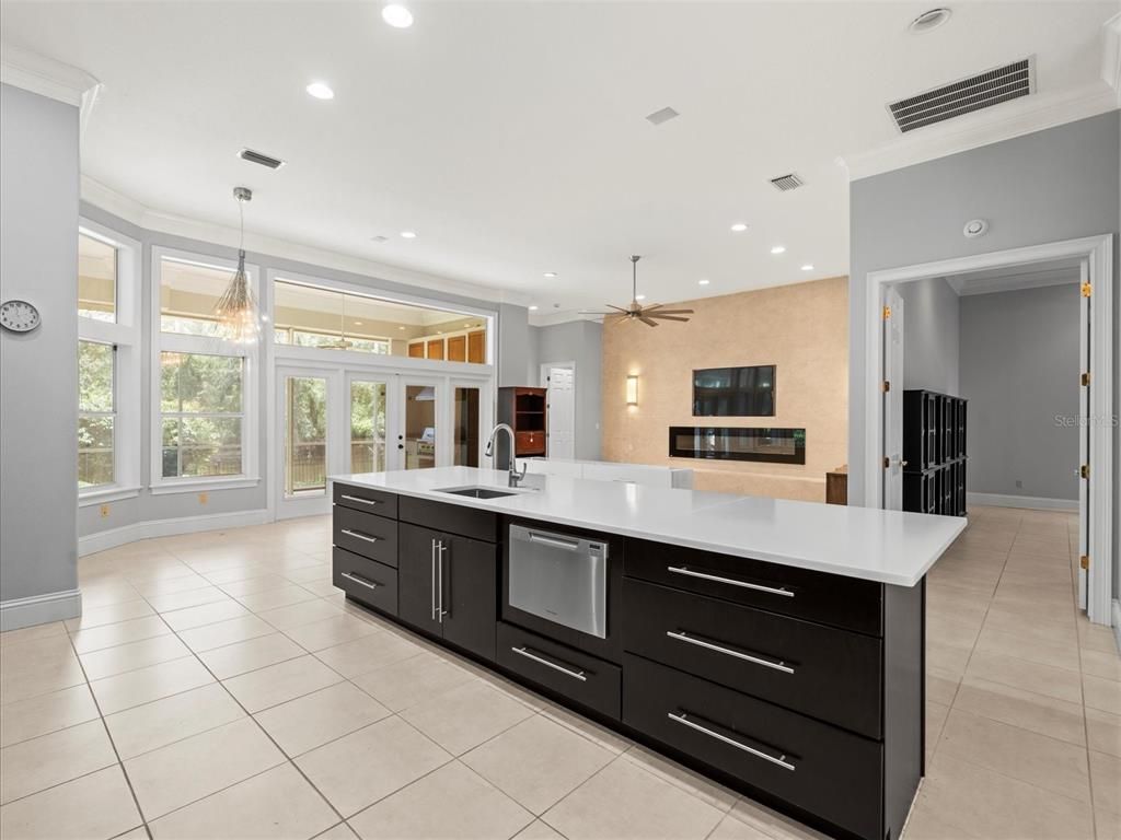 Interior, Kitchen, Pendant Lights, Recessed Lighting