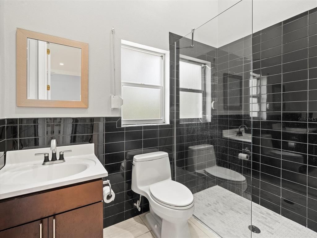 Bathroom, Glass Shower, Interior