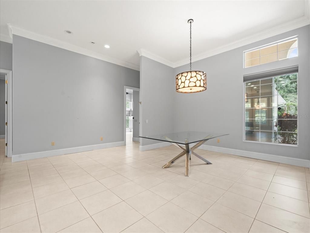 Empty room, Interior, Pendant Lights, Recessed Lighting