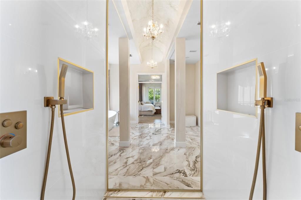 Chandelier, Interior, Marble