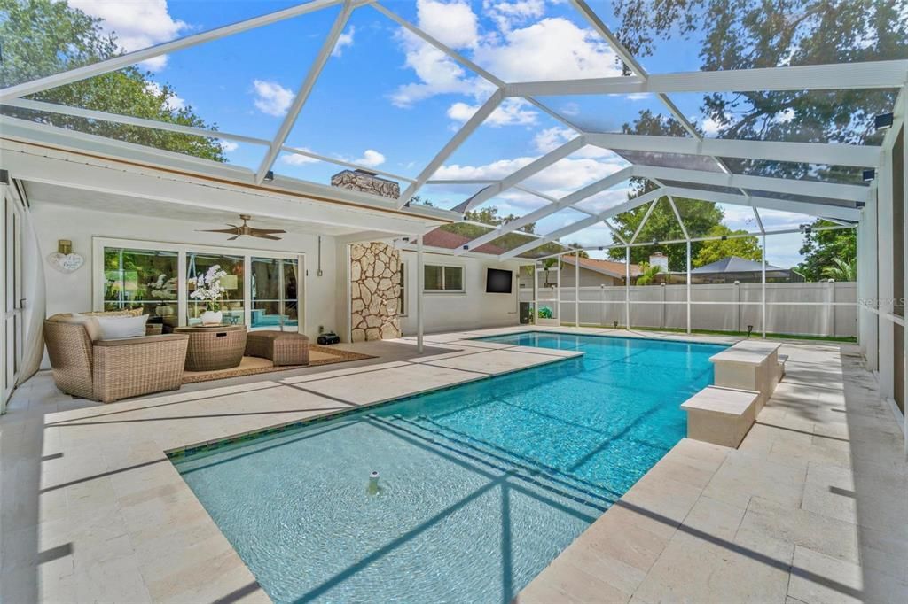Glass Ceilings, Interior, Pool, Sun Room