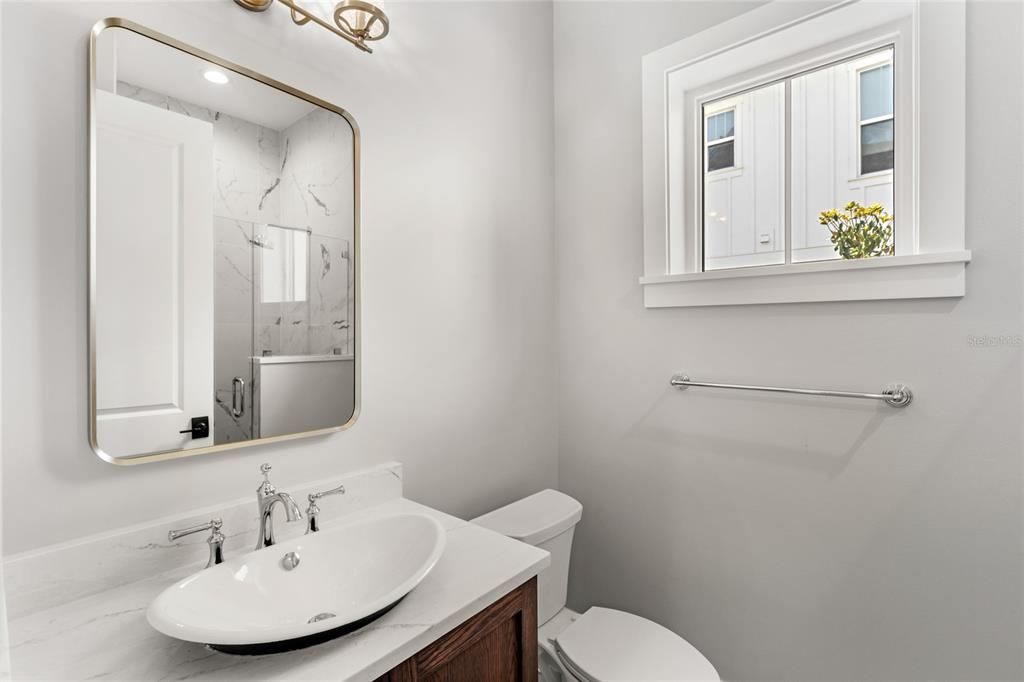 Bathroom, Interior, Marble Walls