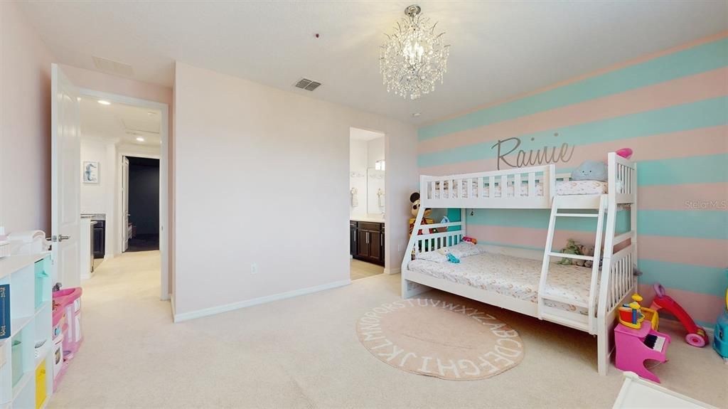 Bedroom, Chandelier, Interior, Recessed Lighting
