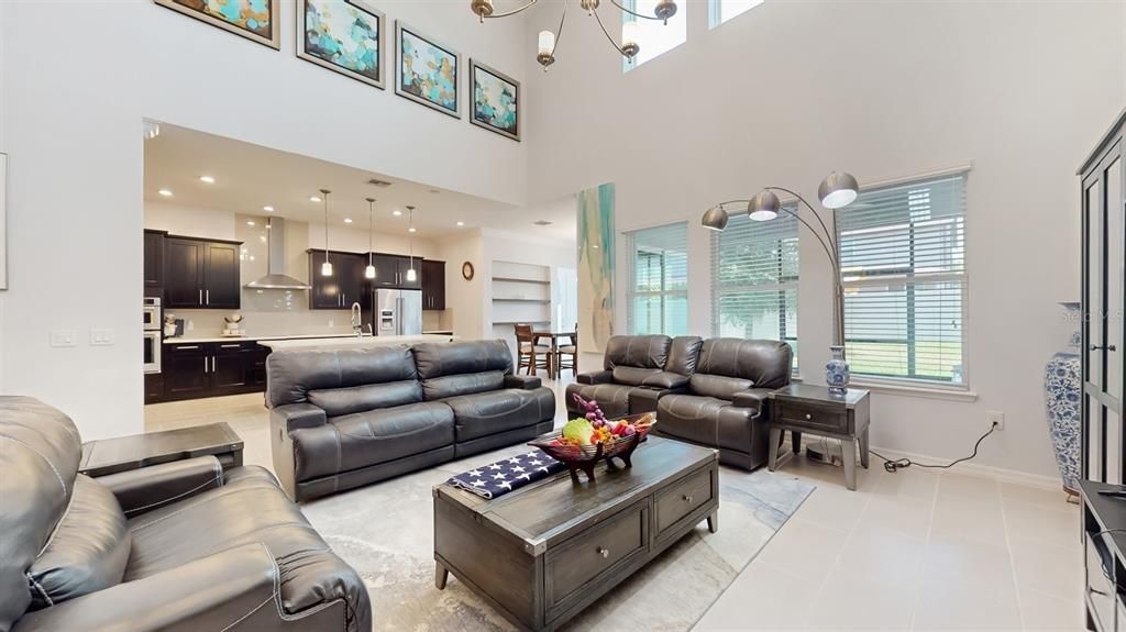 Interior, Kitchen, Living room, Pendant Lights, Recessed Lighting, Stainless Steel Appliances