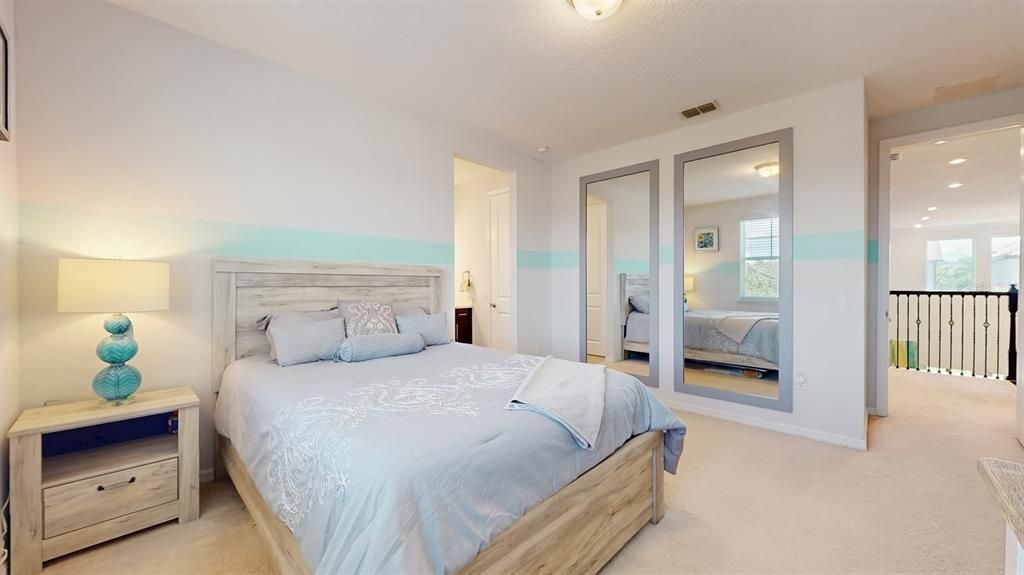 Bedroom, Interior, Recessed Lighting