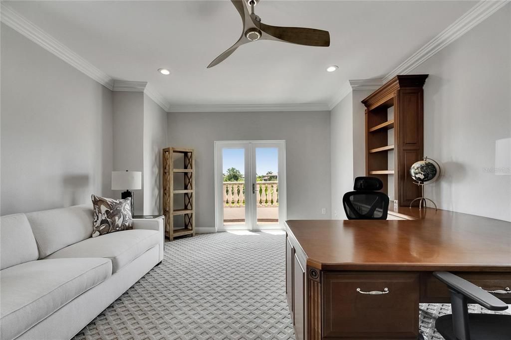 Home Office, Interior, Recessed Lighting