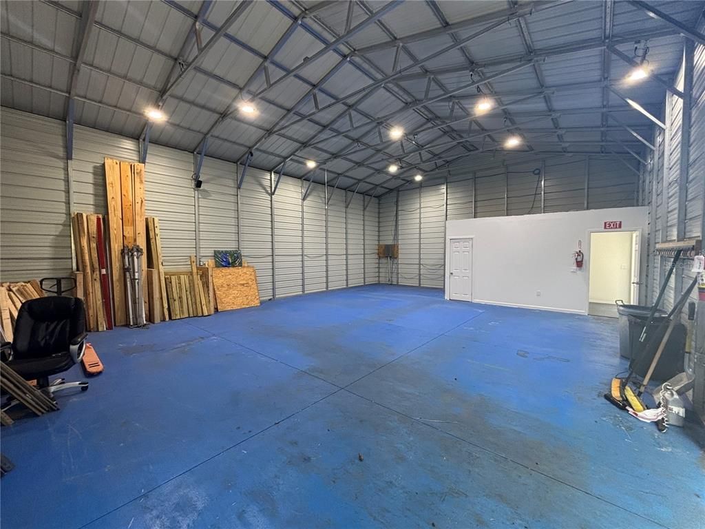 Garage, Interior, Recessed Lighting