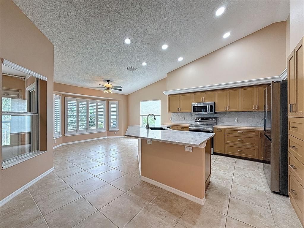 Interior, Kitchen, Recessed Lighting