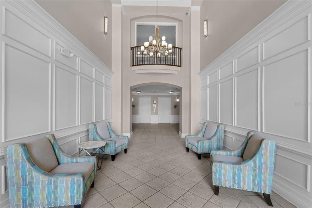 Chandelier, Interior