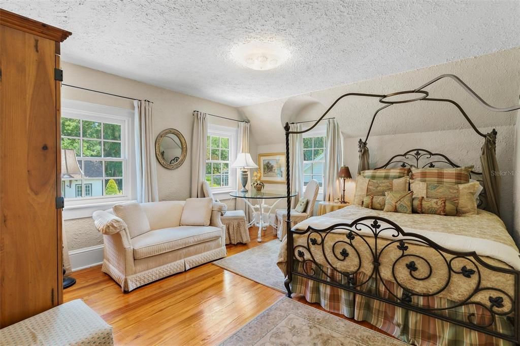 Bedroom, Interior, Wood Texture Flooring