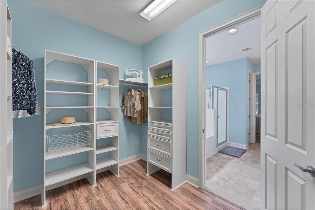 Interior, Recessed Lighting, Walk-in Closets, Wood Texture Flooring