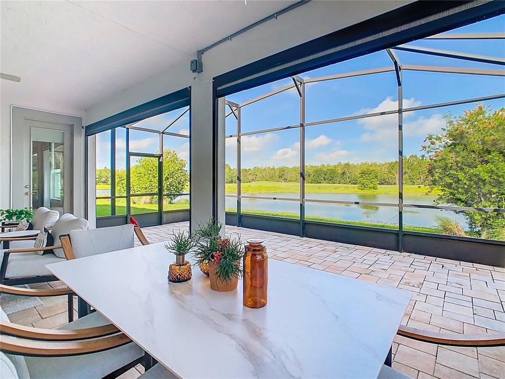 Dining room, Glass Ceilings, Interior, Sun Room, Water