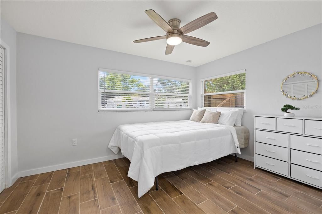 Bedroom, Interior, Wood Texture Flooring