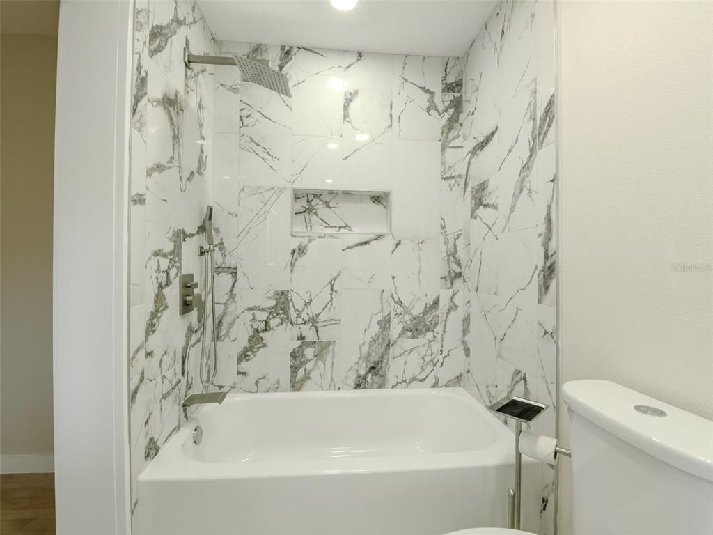 Bathroom, Interior, Marble Walls