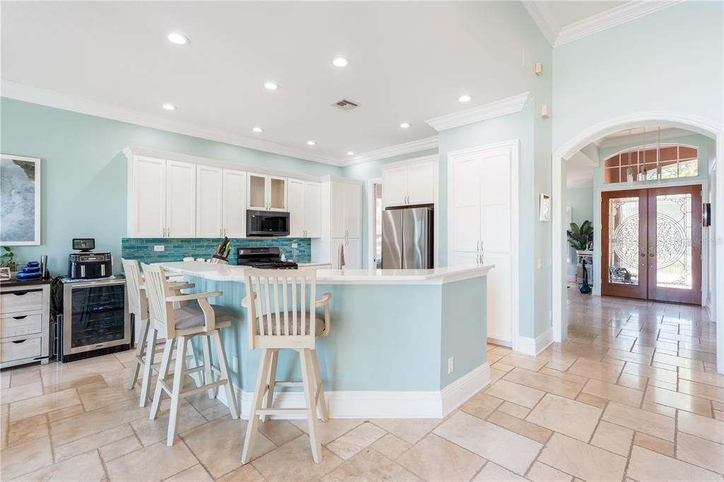 Interior, Kitchen, Recessed Lighting, Stainless Steel Appliances
