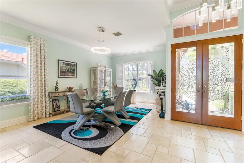 Dining room, Interior, Pendant Lights