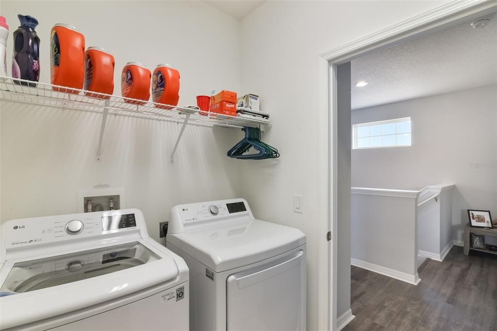 Interior, Recessed Lighting, Utility Closets, Washer, Wood Texture Flooring
