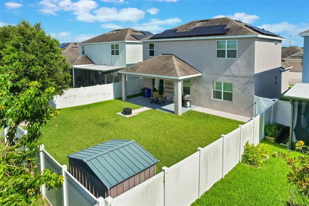Backyard, Exterior, Solar Panels