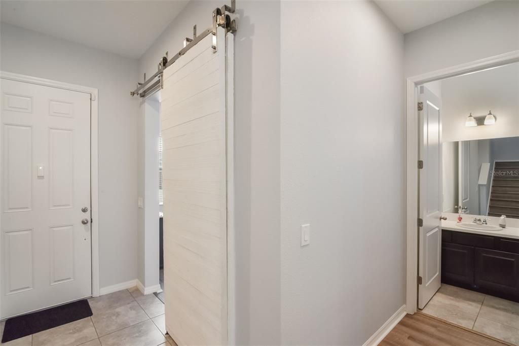 Bathroom, Interior, Wood Texture Flooring