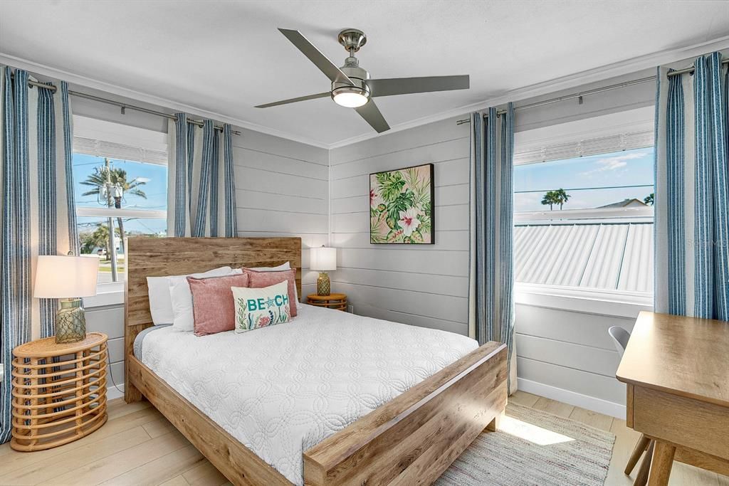 Bedroom, Interior, Wood Texture Flooring