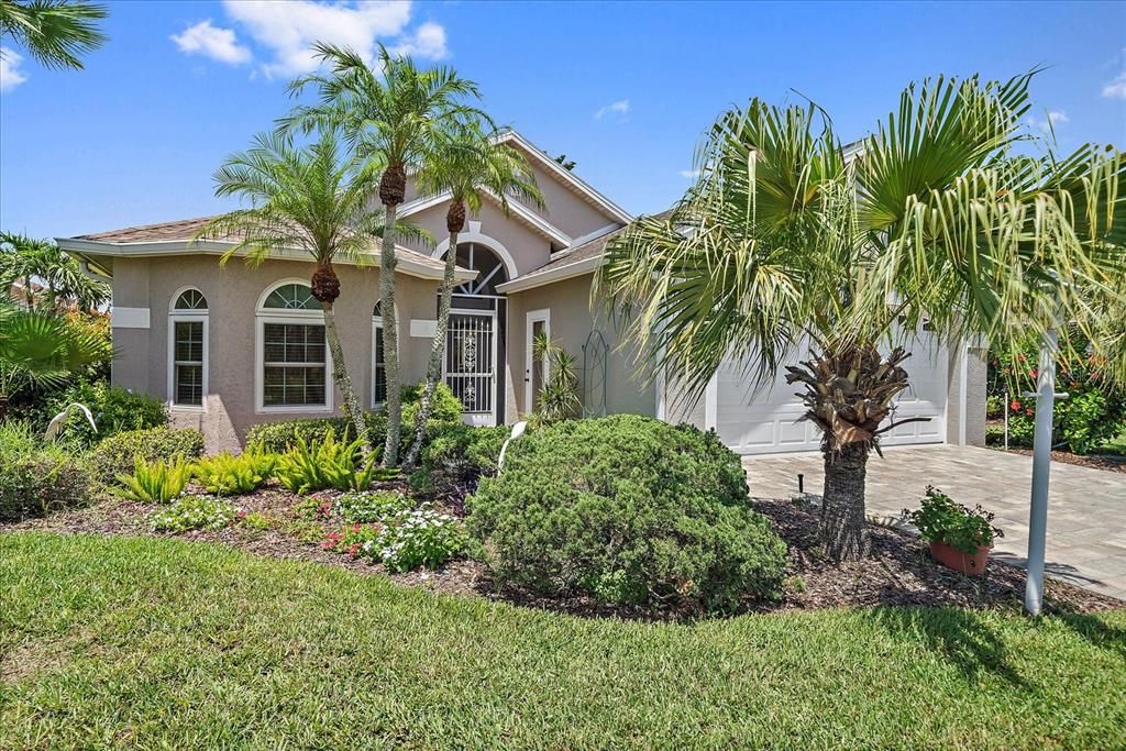 Attached, Backyard, Exterior, Facade, Mediterranean