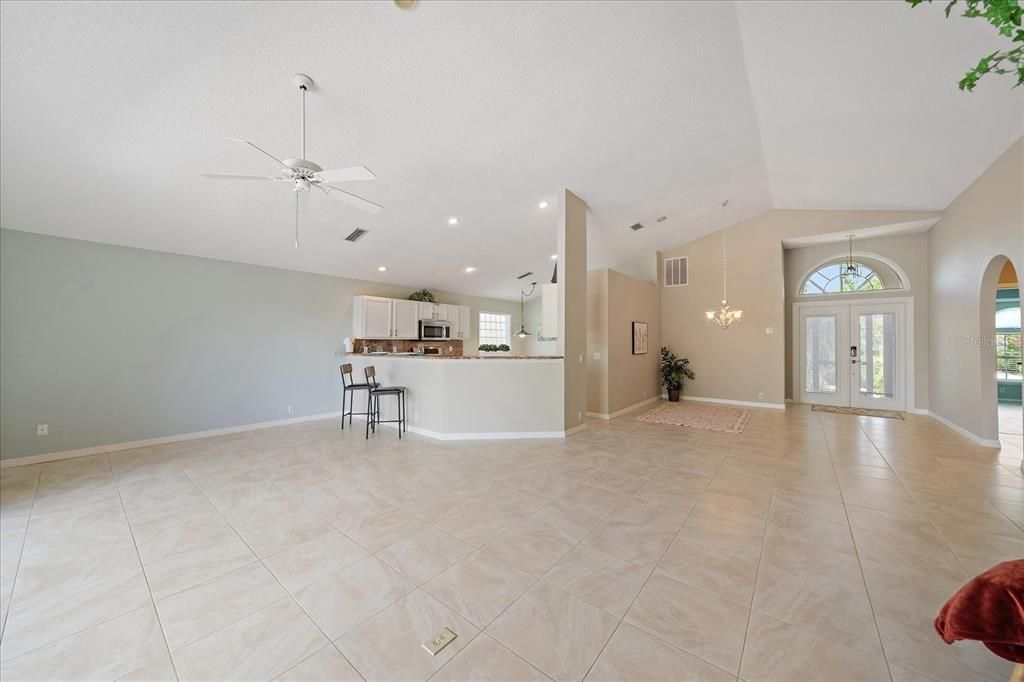 Interior, Kitchen, Pendant Lights, Recessed Lighting
