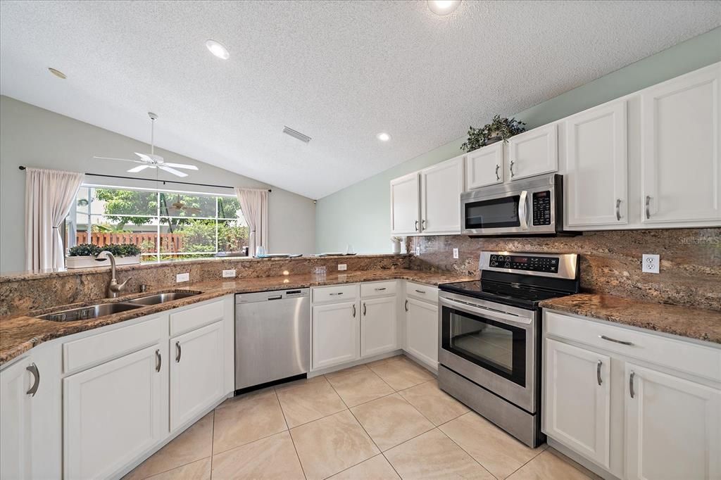 Interior, Kitchen, Recessed Lighting, Stainless Steel Appliances