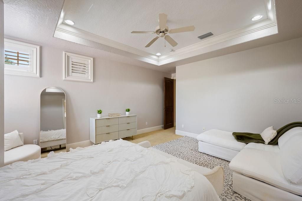 Bedroom, Interior, Recessed Lighting