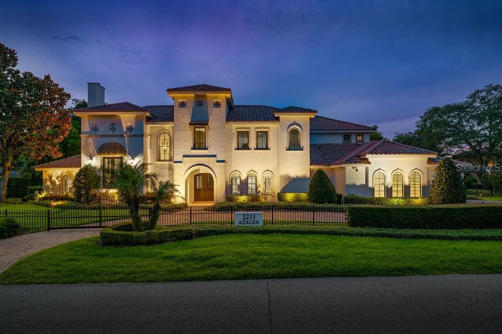Backyard, Exterior, Facade, Mediterranean