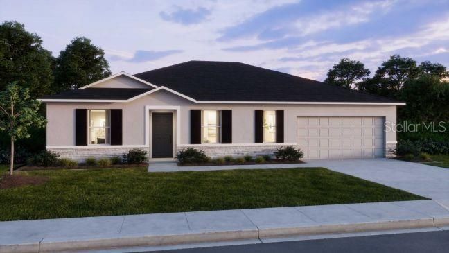 Attached, Exterior, Facade, Ranch