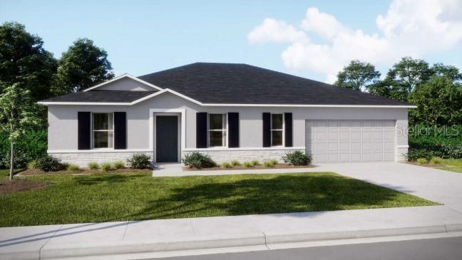 Attached, Exterior, Facade, Ranch