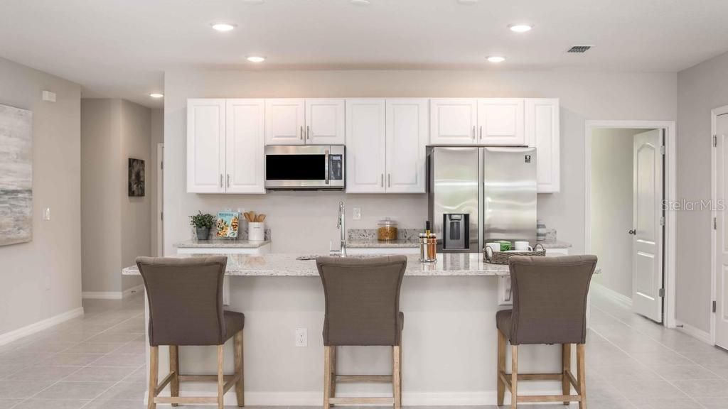Interior, Kitchen, Recessed Lighting, Stainless Steel Appliances