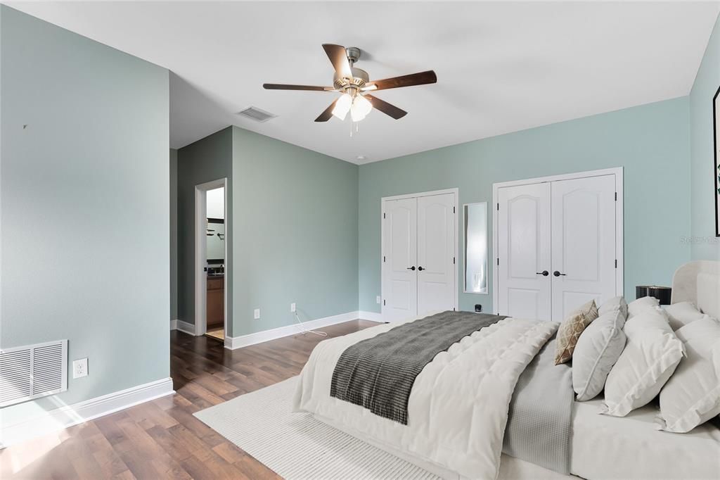 Bedroom, Interior, Wood Texture Flooring