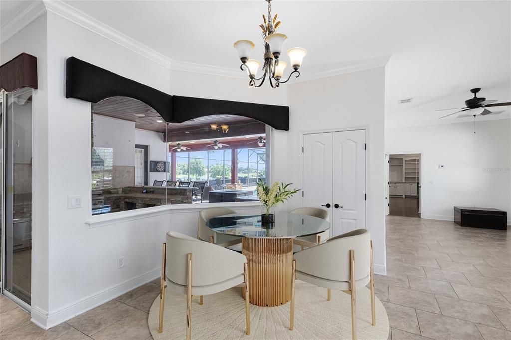 Chandelier, Dining room, Interior, Recessed Lighting