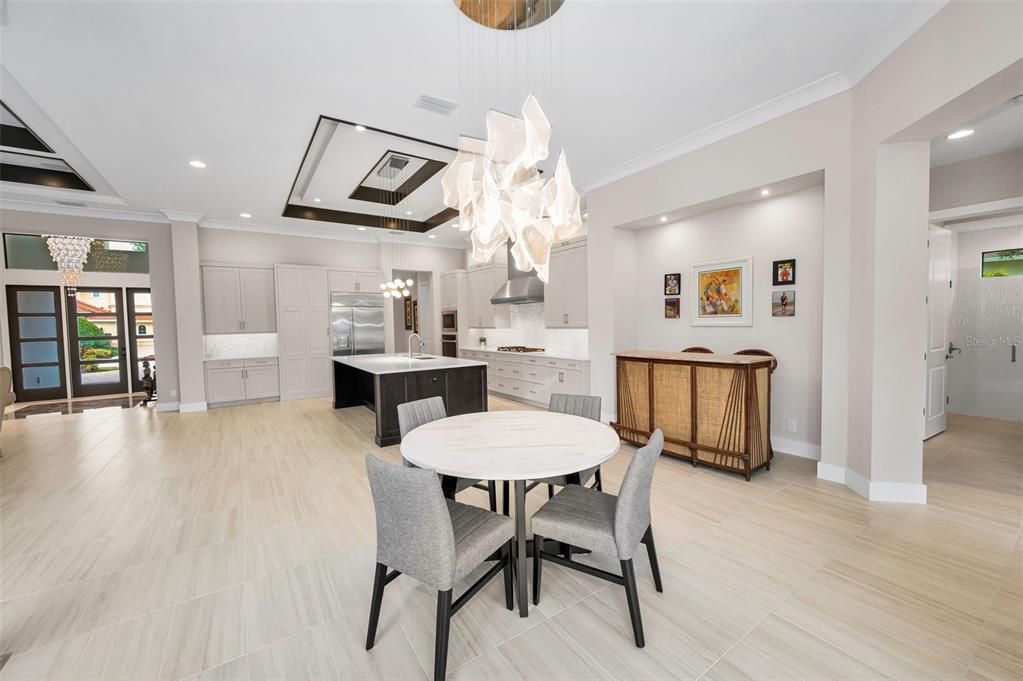 Chandelier, Dining room, Interior, Kitchen, Pendant Lights, Recessed Lighting