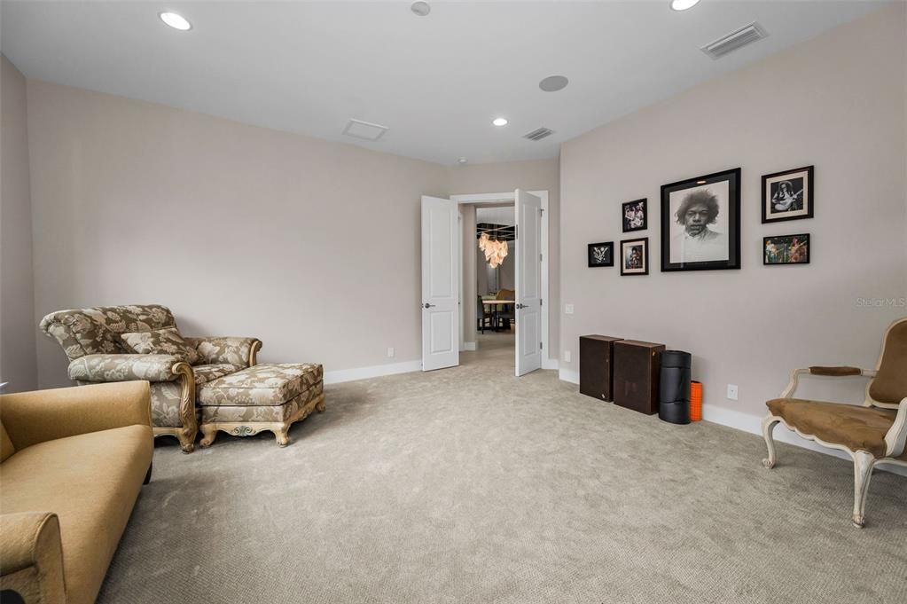 Interior, Living room, Recessed Lighting