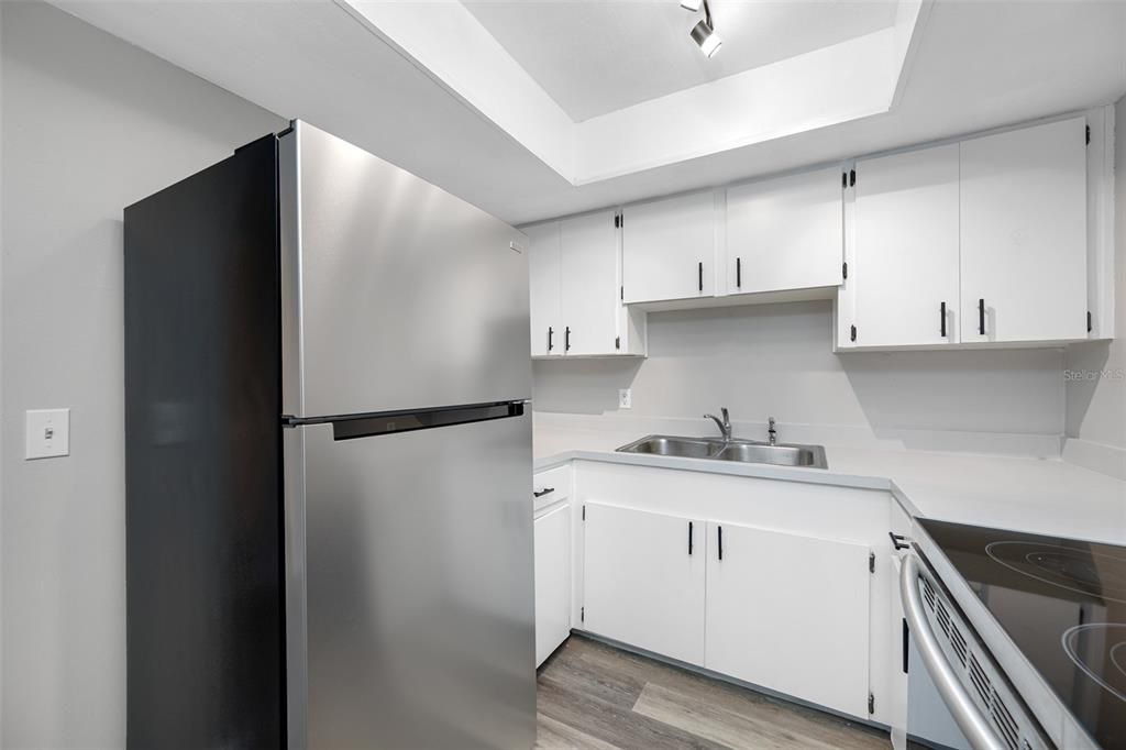Interior, Kitchen, Wood Texture Flooring