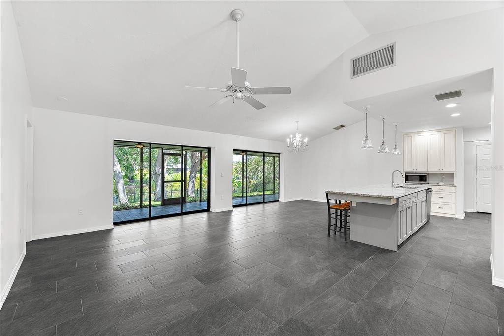 Chandelier, Interior, Kitchen, Pendant Lights, Recessed Lighting