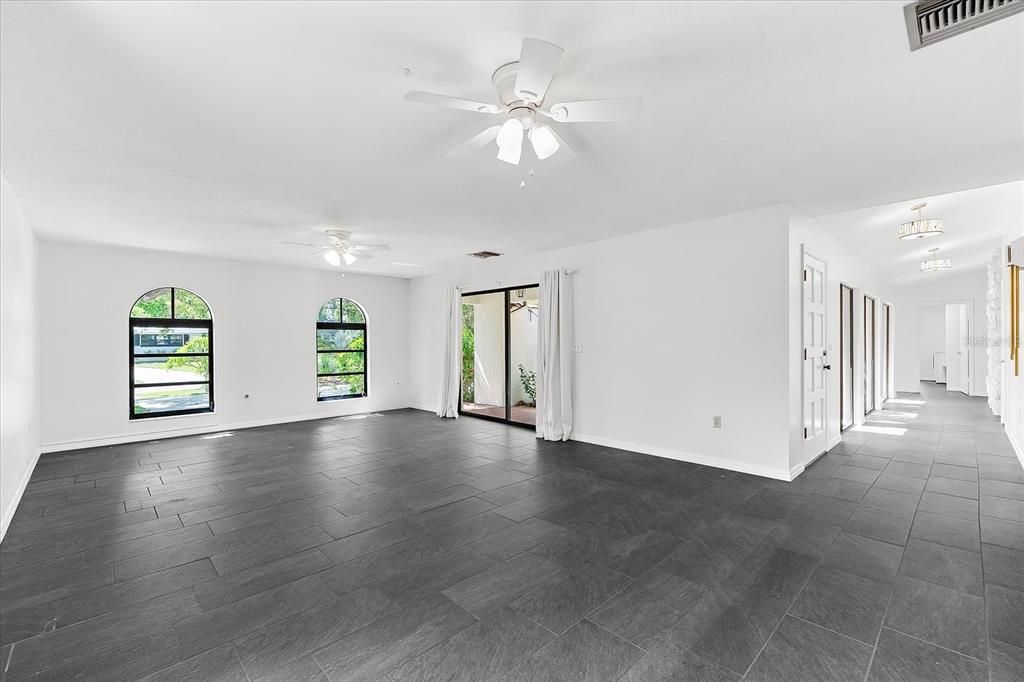 Empty room, Interior, Wood Texture Flooring