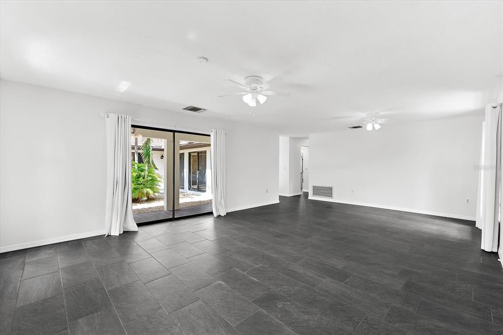 Empty room, Interior, Wood Texture Flooring