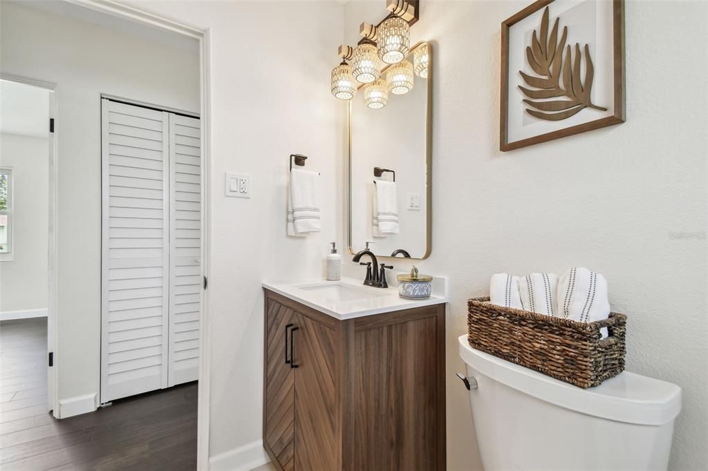Bathroom, Interior, Wood Texture Flooring