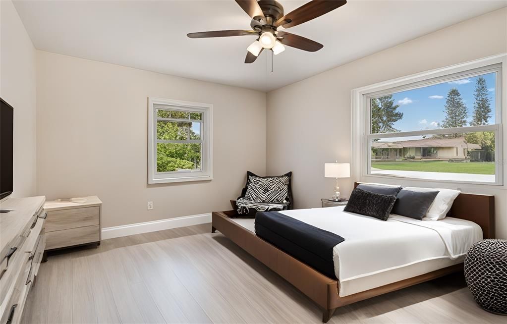 Bedroom, Interior, Wood Texture Flooring