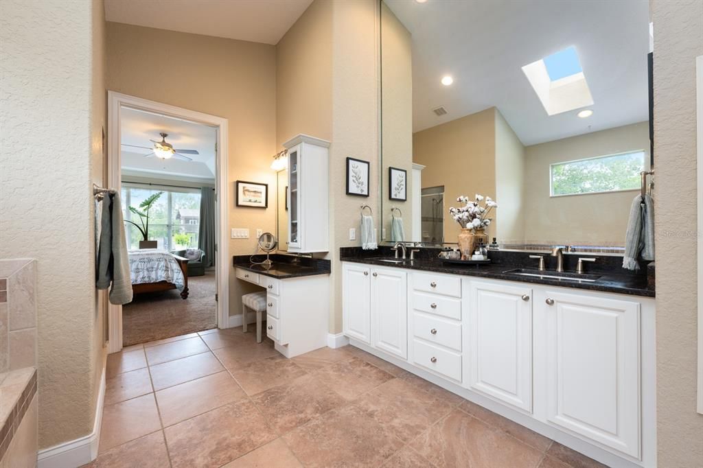Bathroom, Bedroom, Dual Sink Vanities, Interior, Recessed Lighting