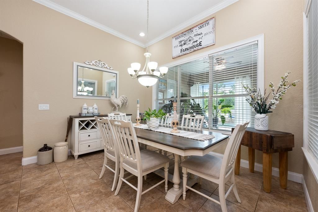 Chandelier, Dining room, Interior, Recessed Lighting