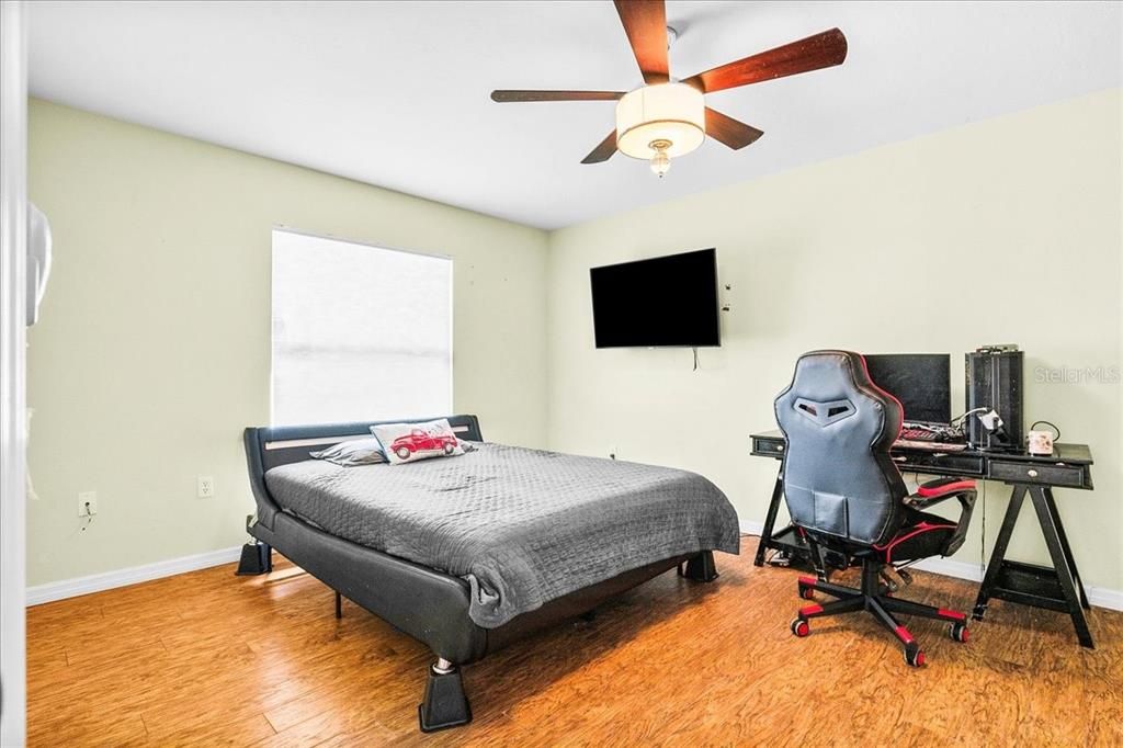 Bedroom, Home Office, Interior, Wood Texture Flooring