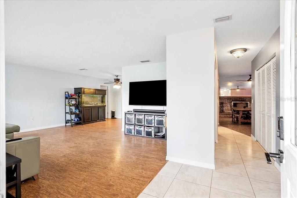 Dining room, Interior, Wood Texture Flooring
