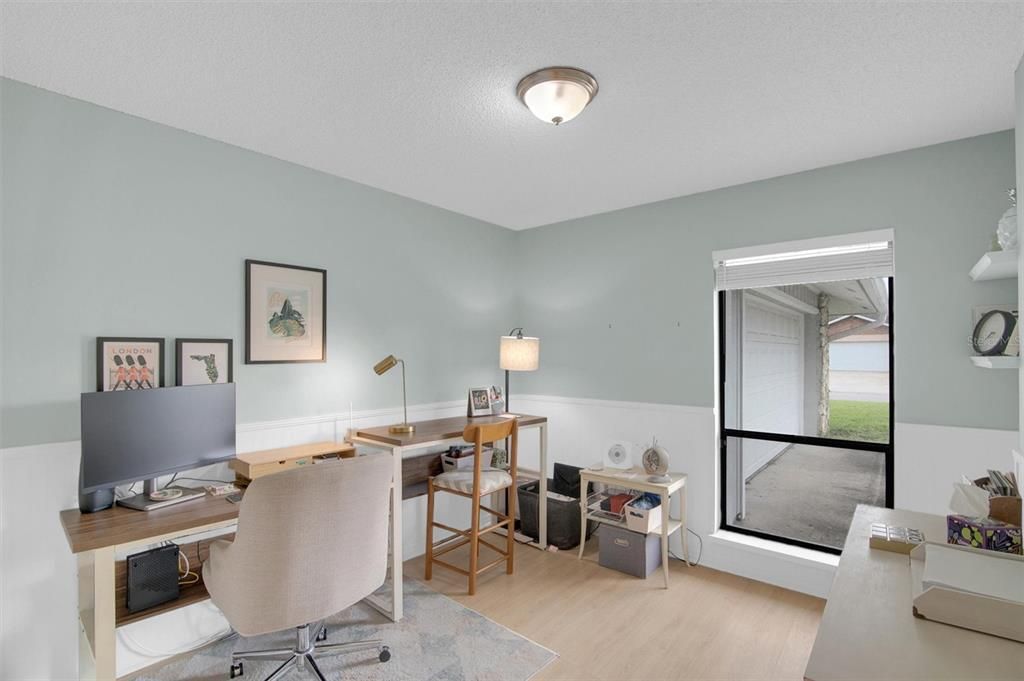 Home Office, Interior, Wood Texture Flooring