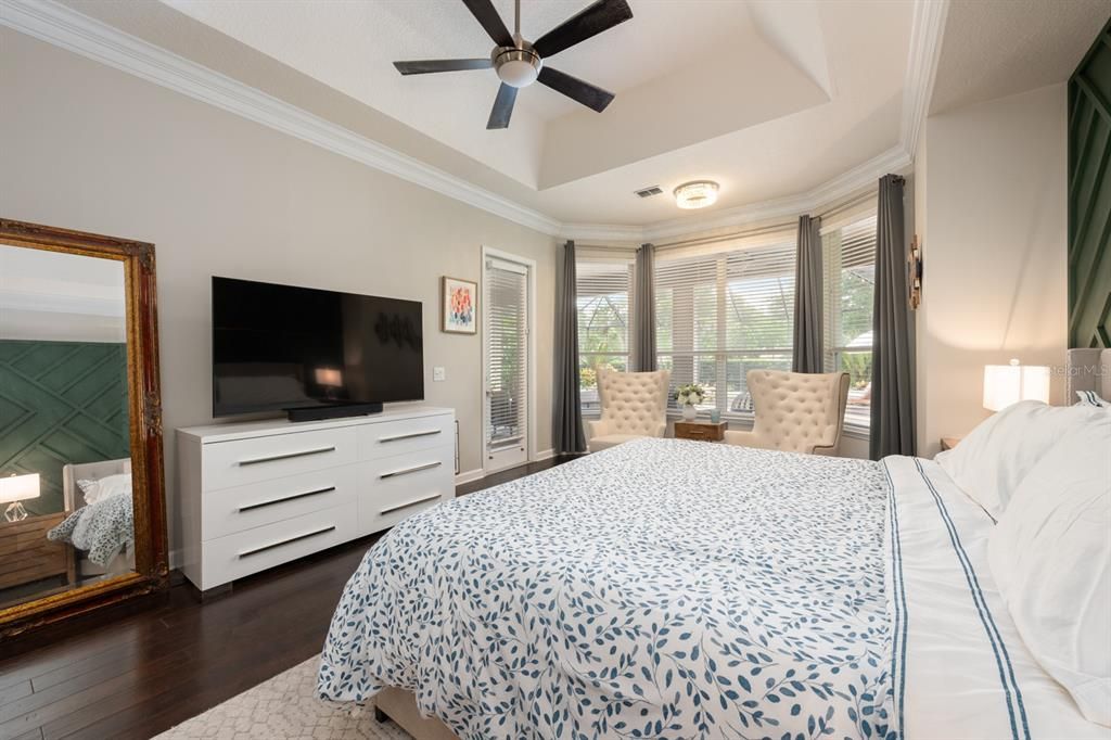 Bedroom, Interior, Wood Texture Flooring